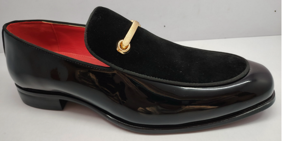 Terroni Gold Buckle Loafers