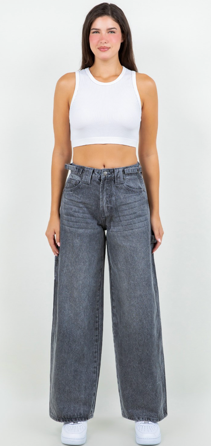 American Bazi Wide Leg Jeans