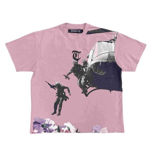"FIGHTING PURPOSE" Pink Tee (TC-24-824(S) by TRNCHS