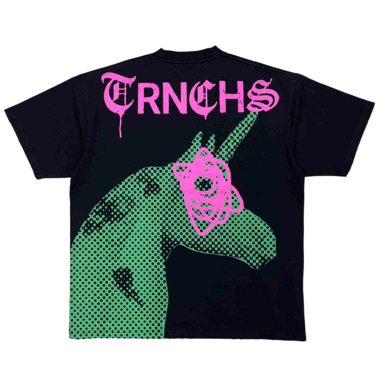 "PEGASUS" Black Tee (TC-24-846(S))