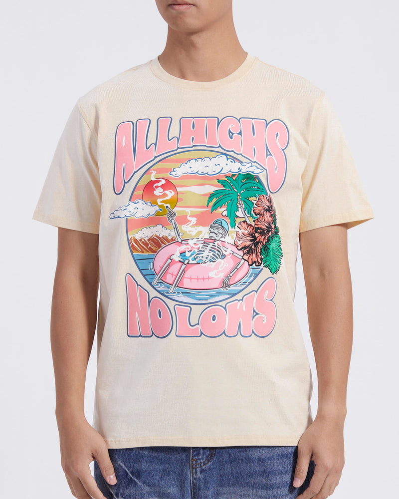 ALL HIGHS NO LOWS TEE [WC1970854] by Wedding Cake
