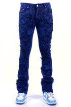 508 Maze Stack Jeans Royal Blue Black by COOPER 9