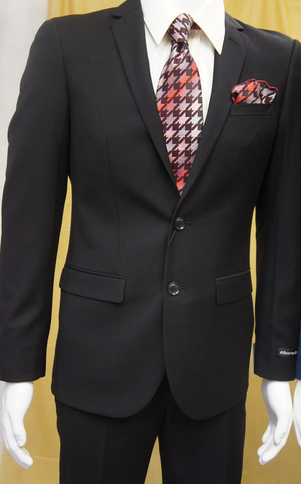 Basic Black  Fitted Suit