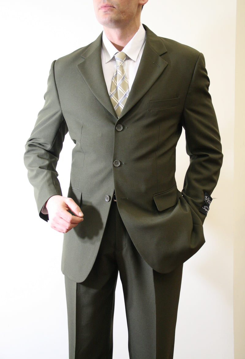 Olive Suit For Men Formal Suits For All Ocassions M097-05
