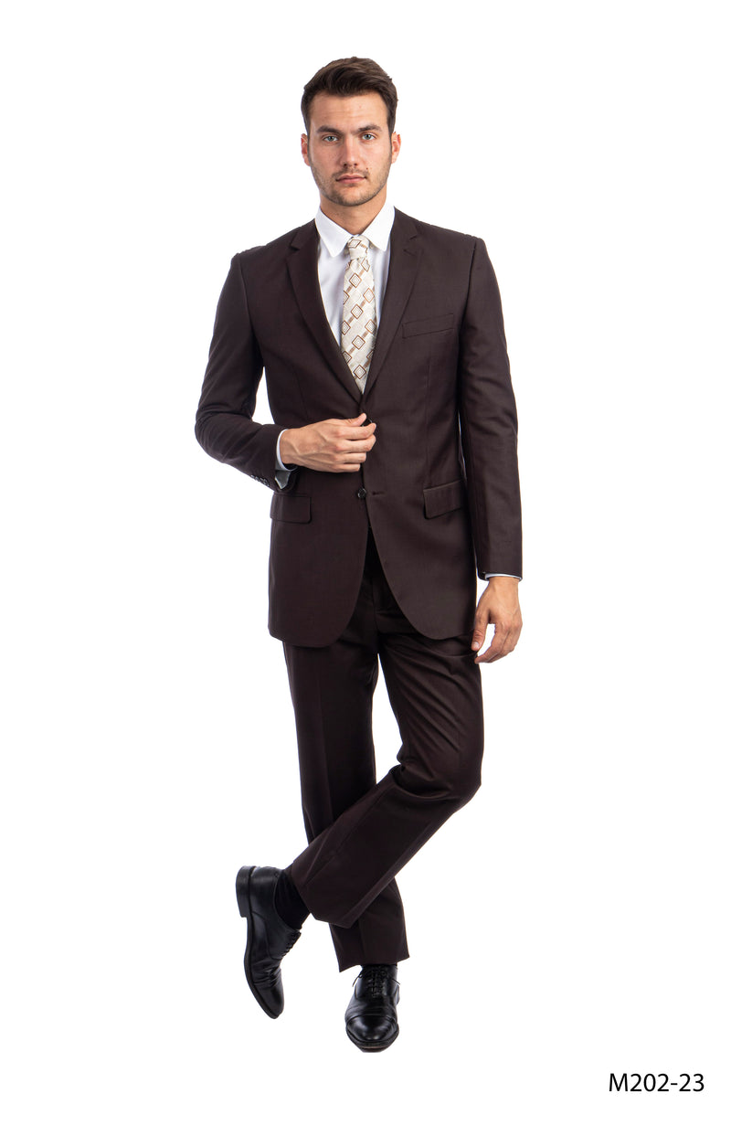 Chocolate Brown Pure Cotton Suit