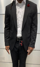 Solid color Blazer by TR PREMIUM