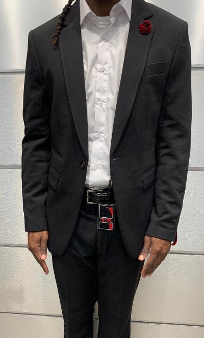 Solid color Blazer by TR PREMIUM