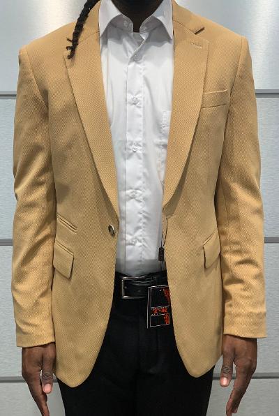 Solid color Blazer by TR PREMIUM